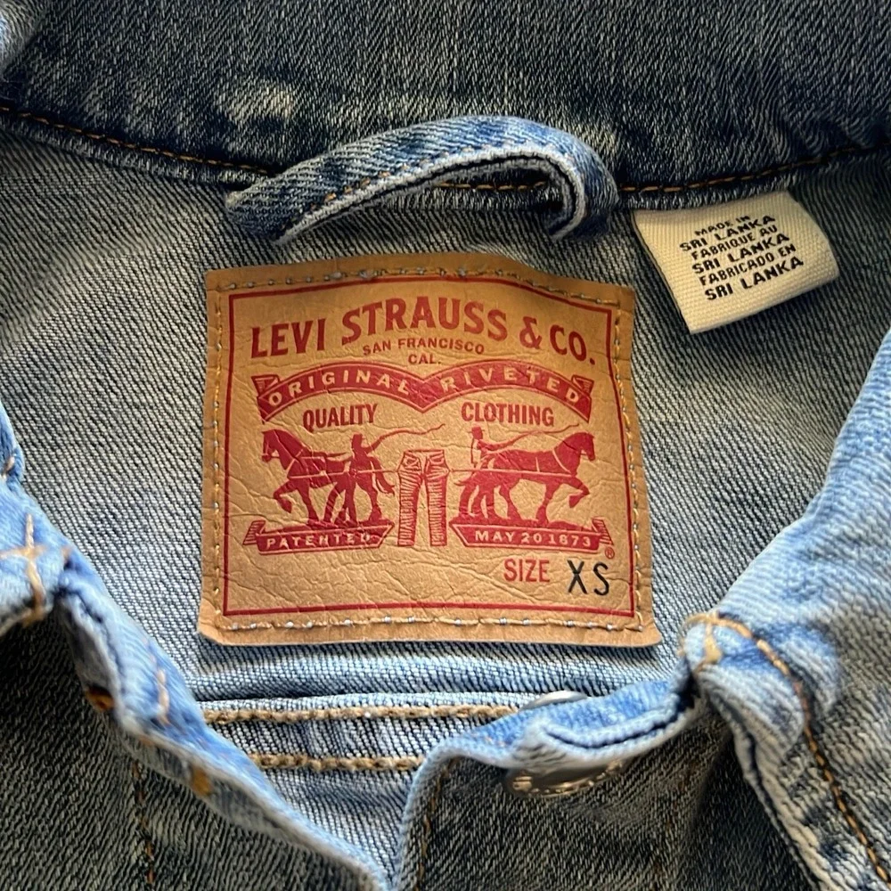 Levi's Made & Crafted Trucker Jacket XS Blue Denim Cotton Button Up Coat